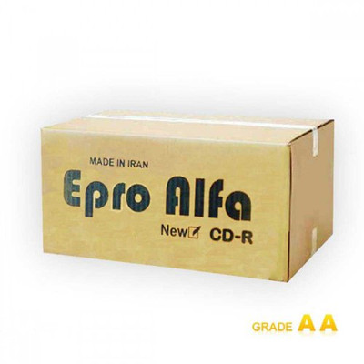 سی دی خام اپرو باکس دار 50 عددی (Epro) کارتن 600 عددی