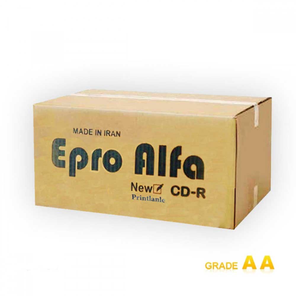 سی دی خام پرینتیبل اپرو باکسدار 50 عددی کارتن 600 عددی (EPRO) (فقط عمده بالای 6000 حلقه)