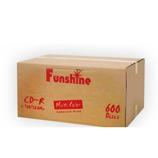 سی دی خام فان شاین باکس دار 50 عددی (FUN Shine) کارتن 600 عددی (فقط عمده)