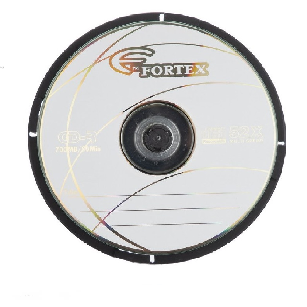 سی دی خام فورتکس باکس دار 50 عددی (FORTEX) گرید A (فقط عمده)